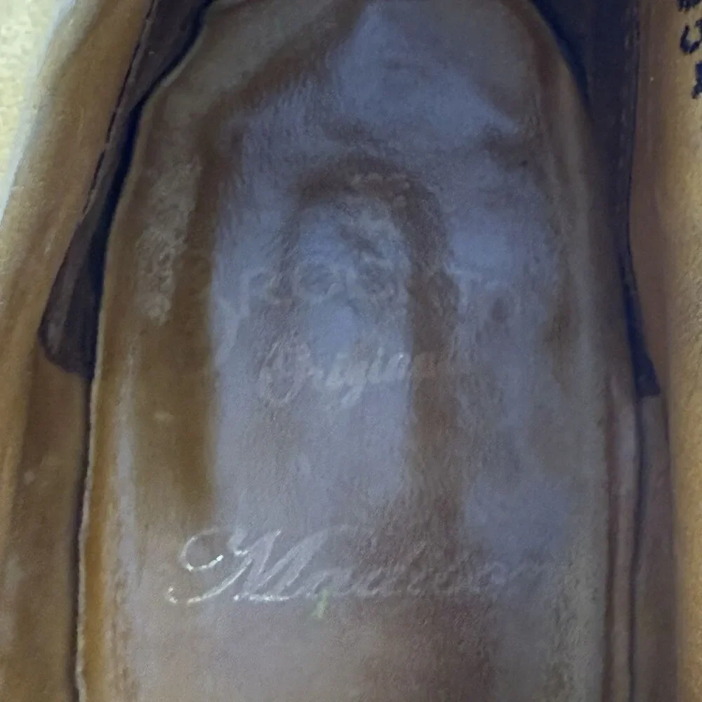 Stacy Adams Boots Men 10.5 Brockton Madison Brown Leather Cap Toe Ankle